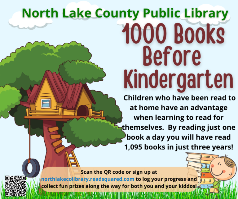 1000 books before kindergarten program