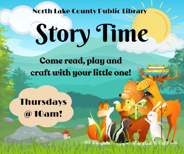 Storytime Thursdays at 10 a.m.