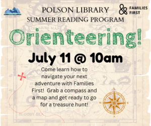 Orienteering on July 11 at 10 a.m.