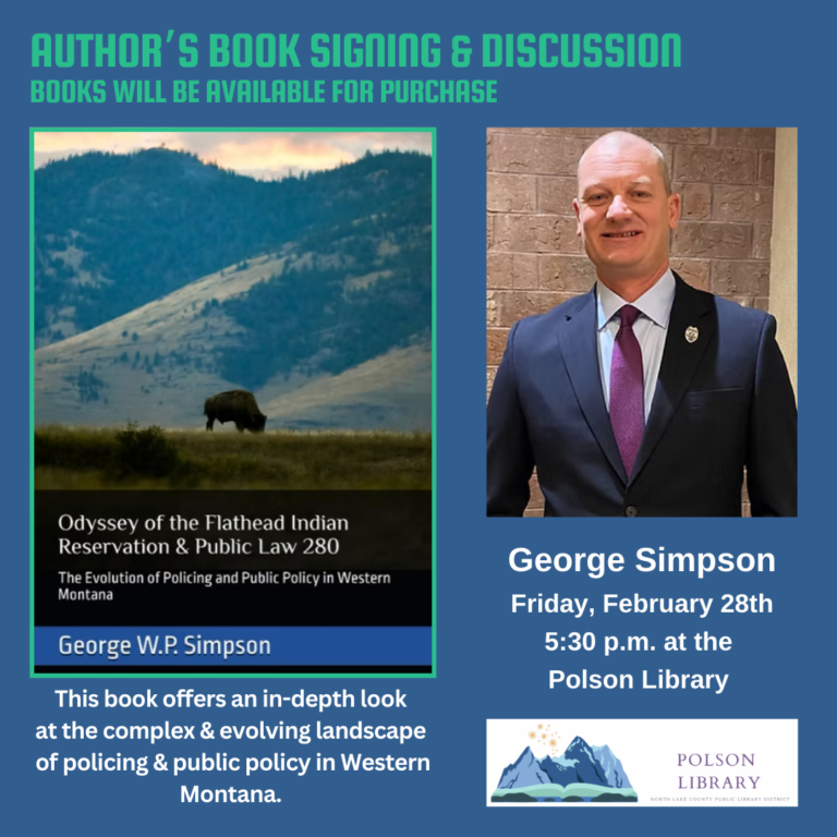 George Simpson book signing and talk February 28 at 5:30 p.m.