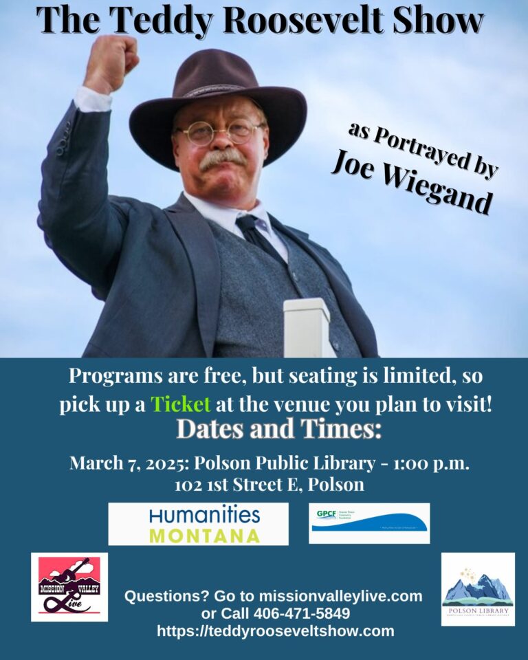 Teddy Roosevelt program March 7 at 1 p.m.