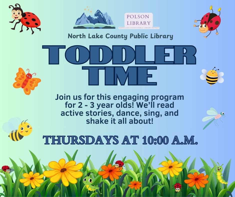 Toddler Time Thursdays at 10 a.m.