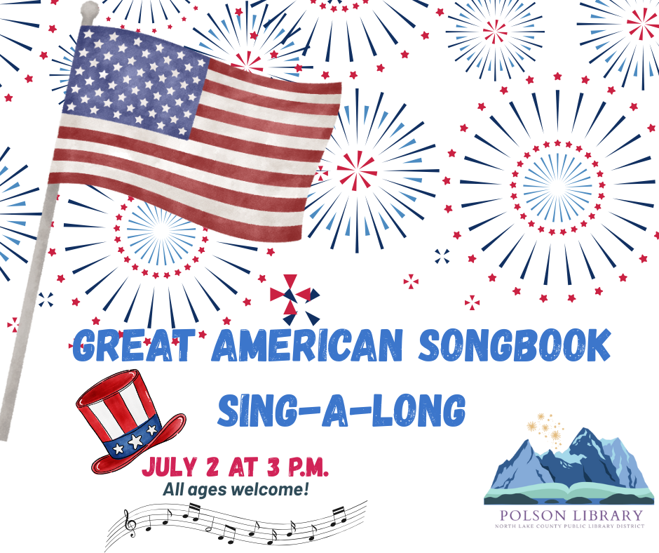 Great American Songbook sing a long July 2 at 3 p.m.