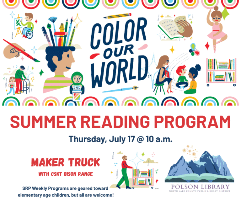 July 17 at 10 a.m. Maker Truck and CSKT Bison Range