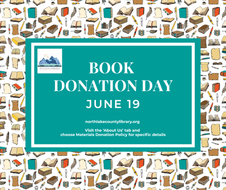 Book Donation Day June 19