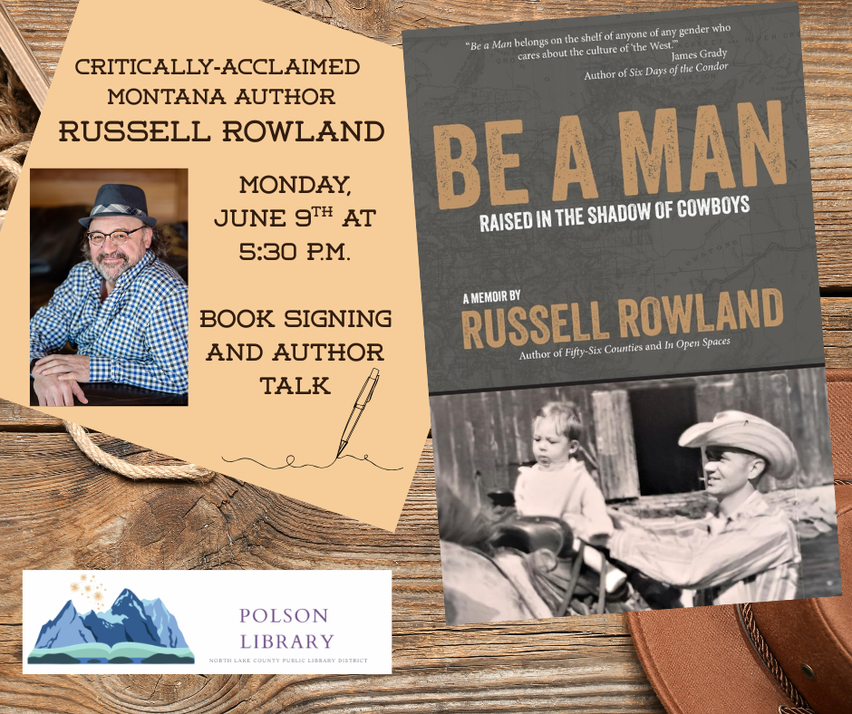 Russell Rowland author talk and signing June 9 at 5:30 p.m.