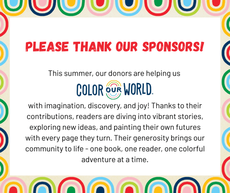 Thank our sponsors