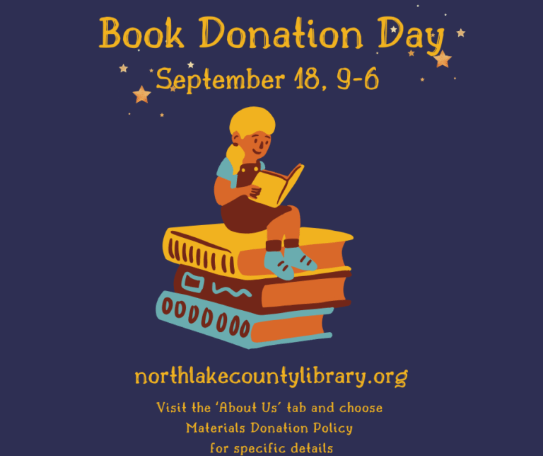Book Donation Day September 18