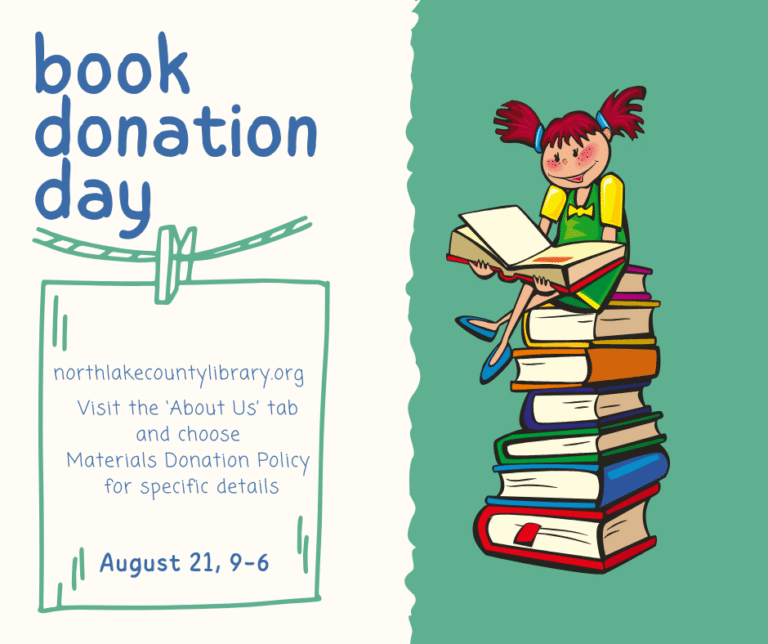 Book Donation Day August 21