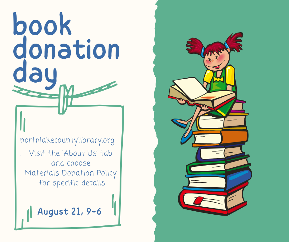 Book Donation Day August 21