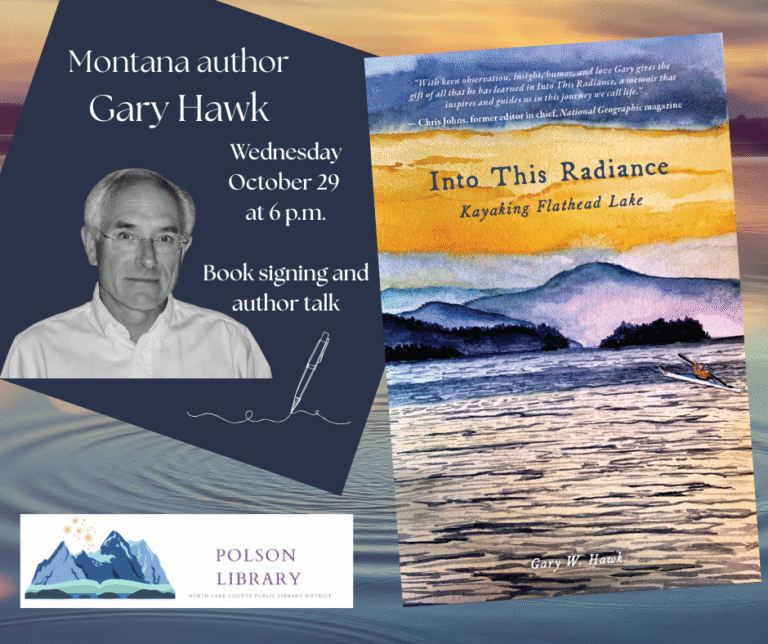 Author Gary Hawk book reading and signing October 29 at 6 p.m.
